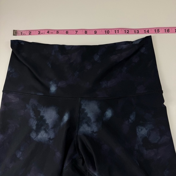 Old Navy Active Leggings Womens Large Blue Pattern Go Dry Extra High Rise - Picture 5 of 8